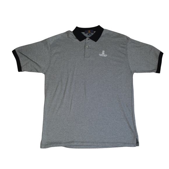 Ritz Carlton Other - Ritz Carlton Polo Shirt Mens XL Black White Golf Resort Vacation Preppy Cotton